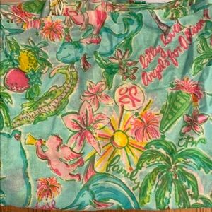 NWOT Lilly Pulitzer scarf Angels for Allison